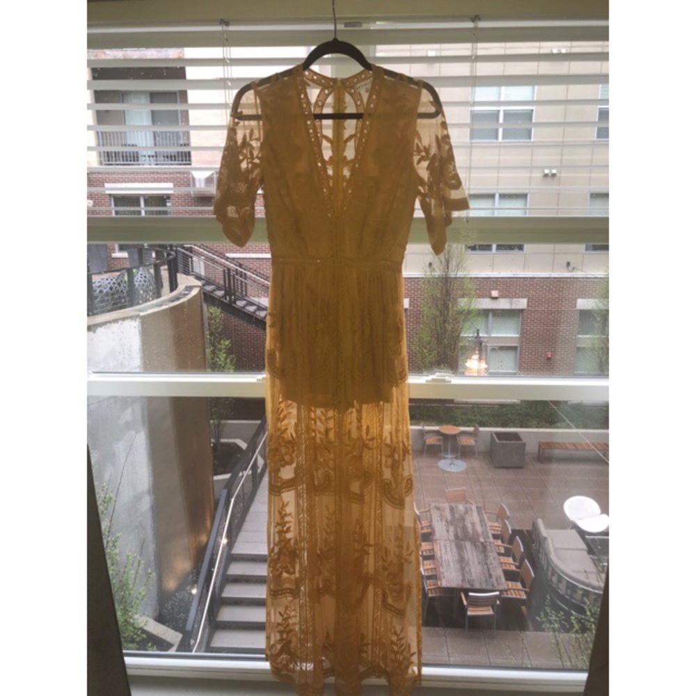COPY - Mustard Yellow Maxi Dress